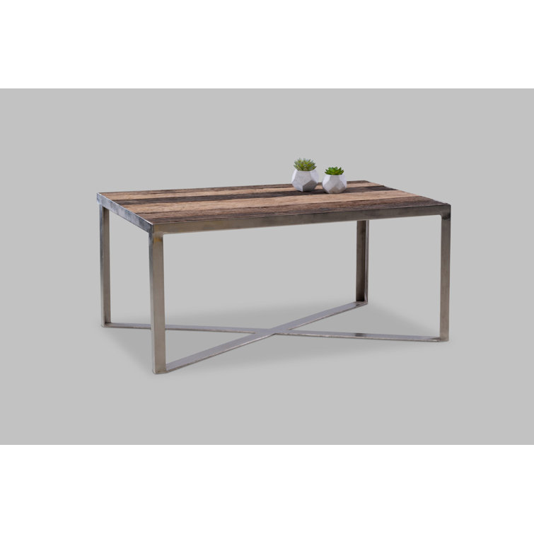Williston Burgas Cross Legs Coffee Table Wayfair.co.uk